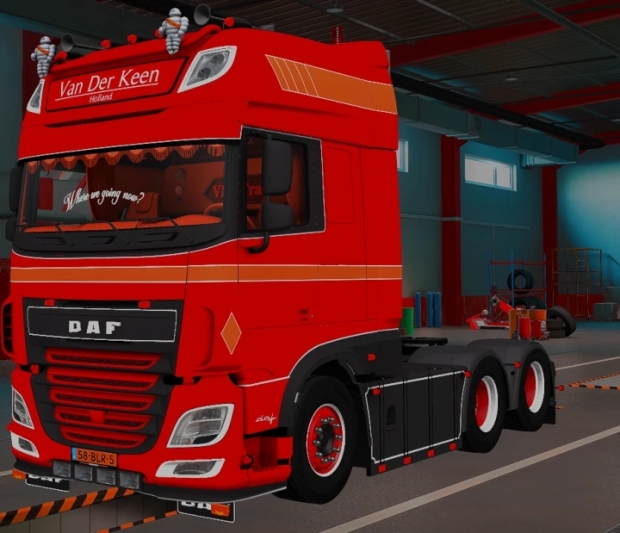 Ets Daf Xf Keen Skin X Euro Truck Simulator Mods Club