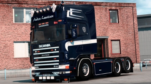 ETS2 Scania R4 Anders Lauritzen 164L Skin V1 0 1 43 X Euro Truck