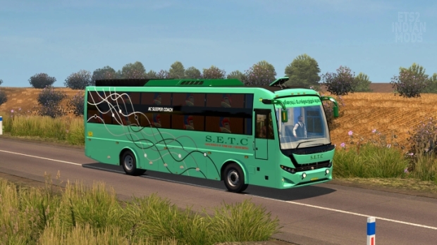 Ets Indian Setc Tamil Nadu Skin Pack For Jk Vega Sleeper Bus Mod