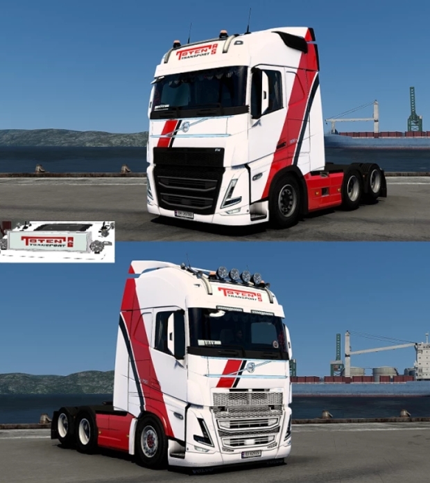 Ets Volvo Fh Toten Transport Skin Euro Truck Simulator Mods Club