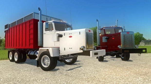 FS22 Peterbilt 346 Flatbed AR Truck V1 0 Farming Simulator 22