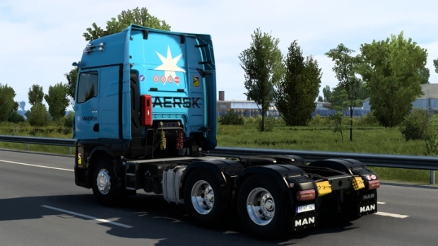 Ets Man Tg Tgx Maersk Skin V Euro Truck Simulator Mods Club