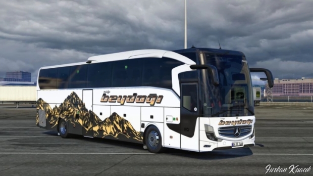 ETS2 Mercedes Benz New Travego 16 SHD Beydagi Turizm Skin V1 0 Euro