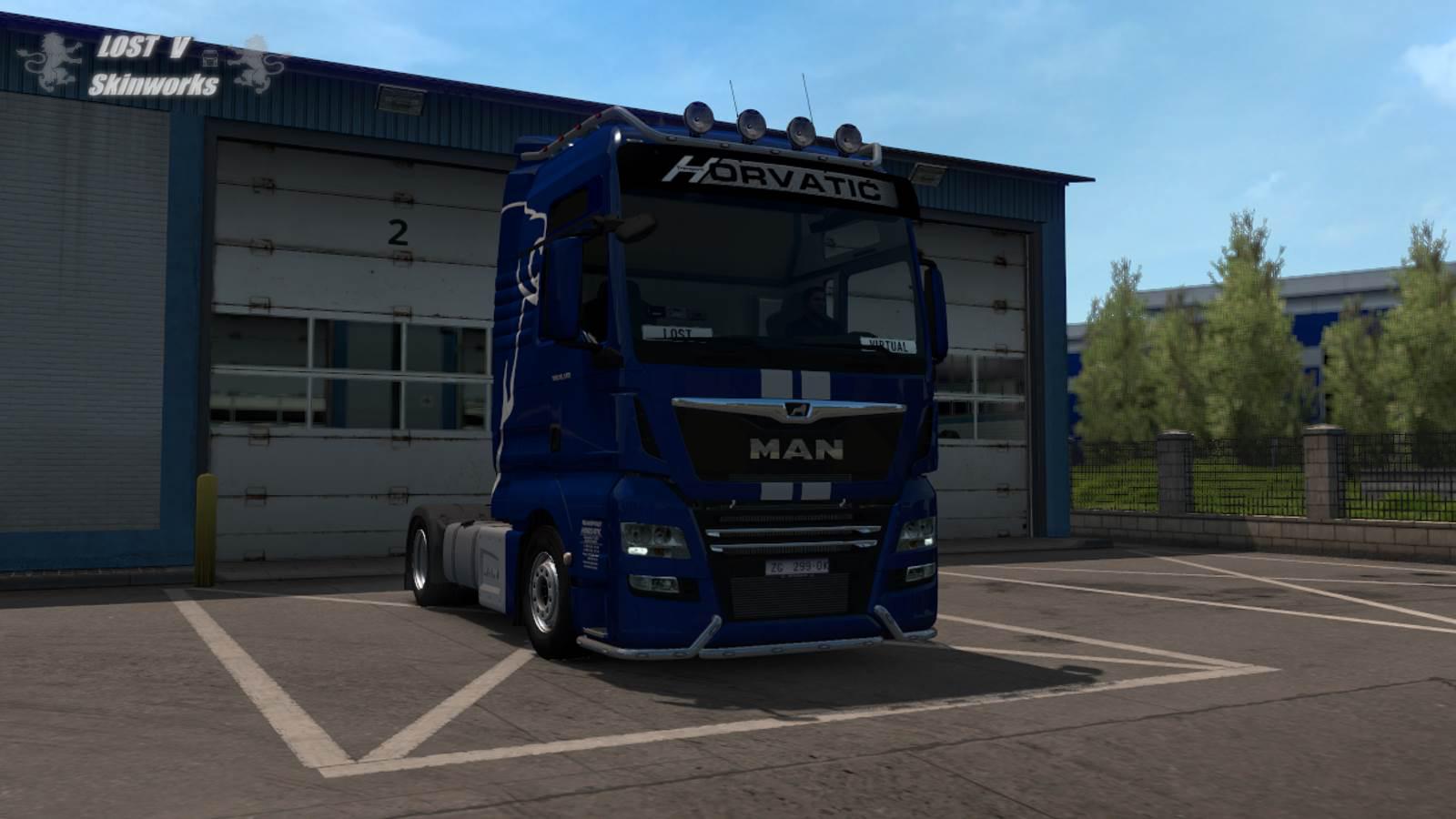 ETS2 Man Tgx E6 Transporti Horvatic Skin V1 0 1 36 X Euro Truck