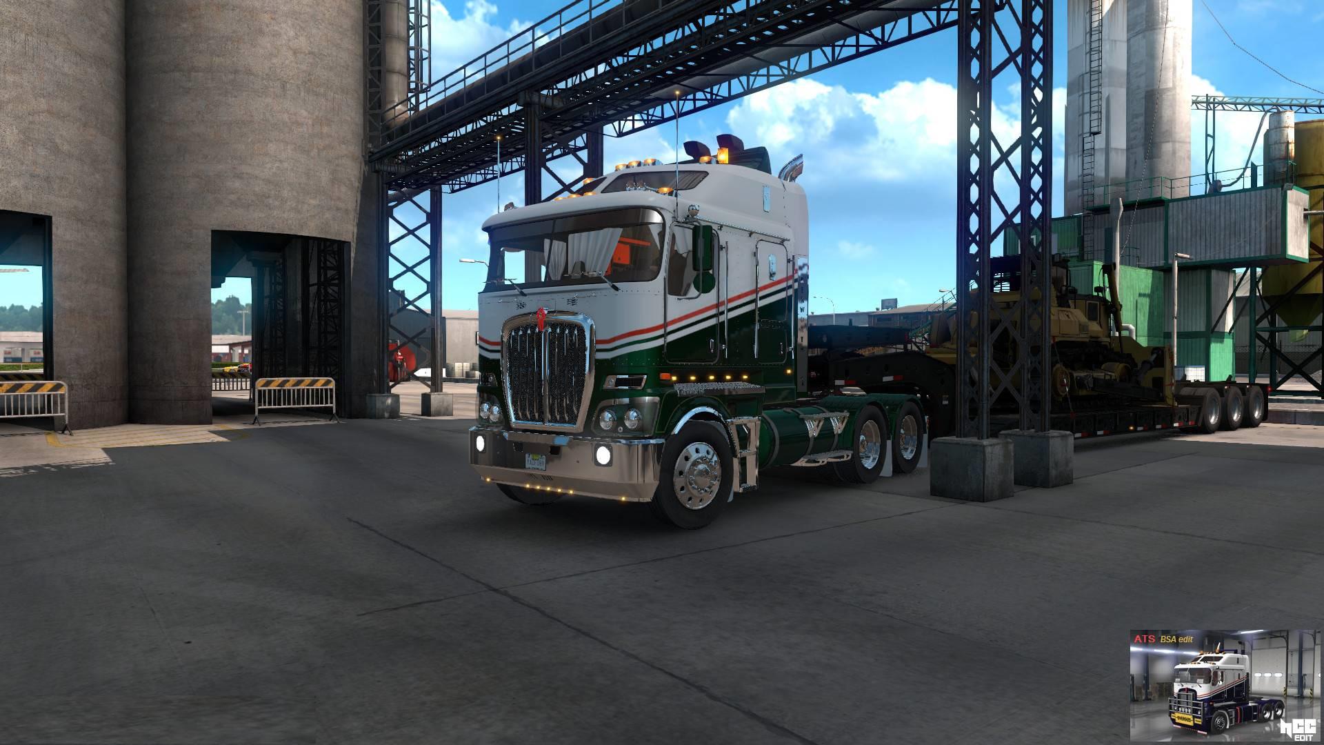 Ats Rta Mods Kenworth K V Hcc Edit Bsa Edit X American Truck Simulator Mods Club