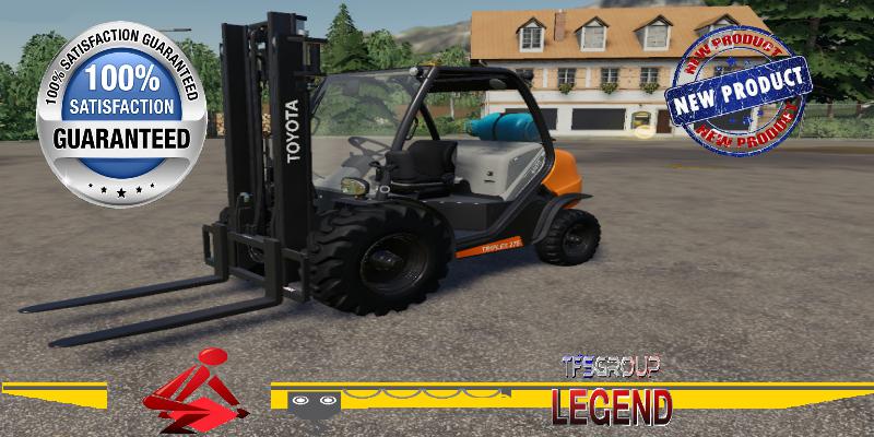 FS19 GPL Toyota Forklift V1 5 Farming Simulator 19 Mods Club