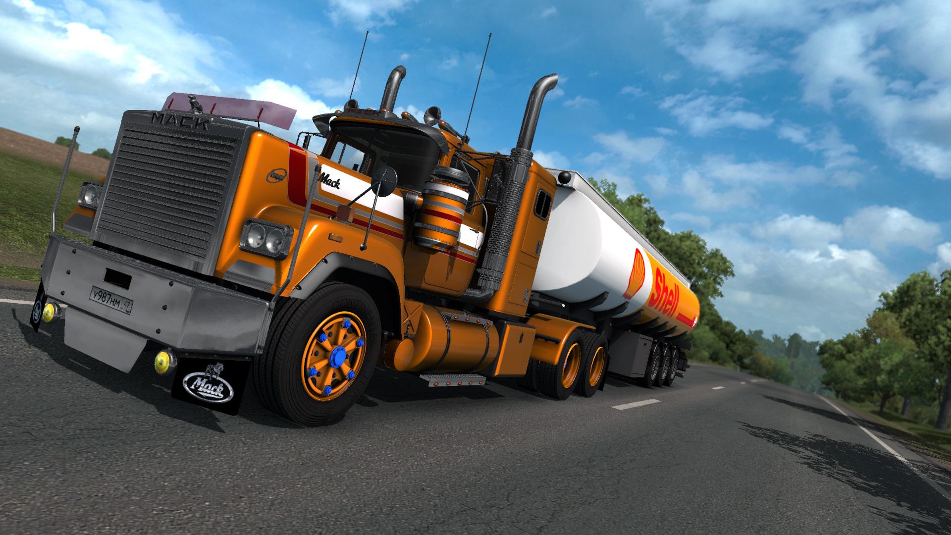 ETS2 Mack Superliner V8 1 35 X DX11 V4 4 Euro Truck Simulator 2