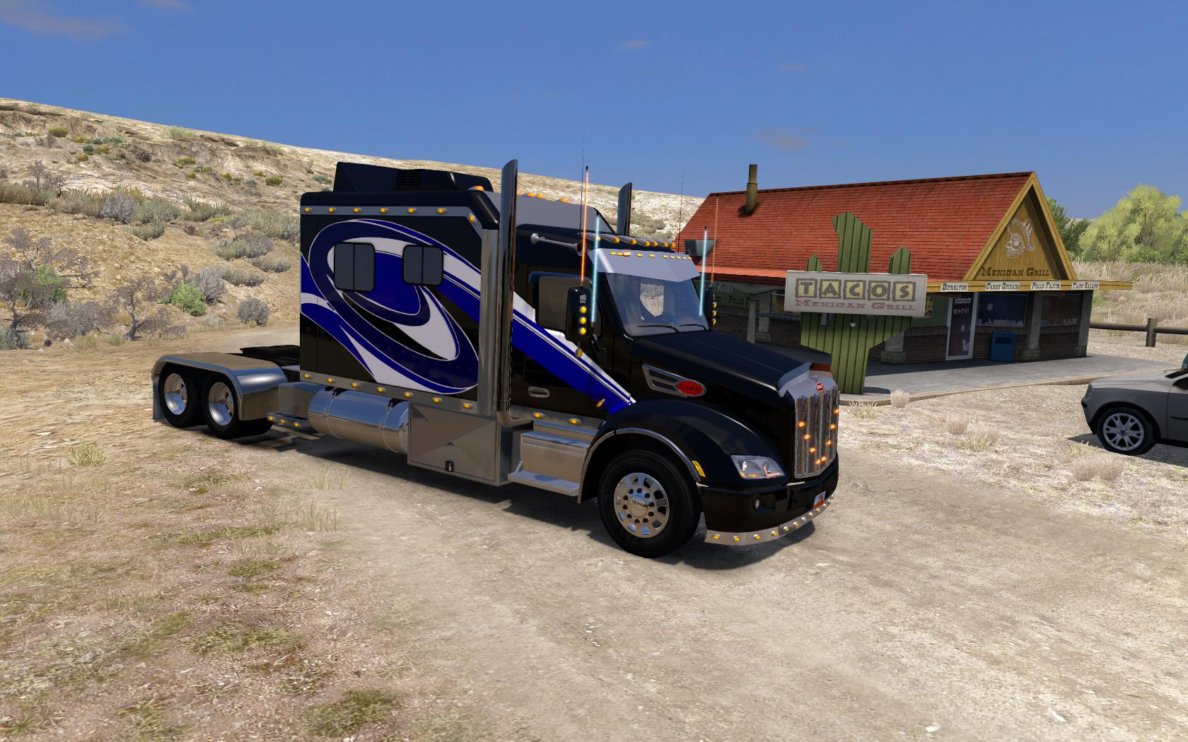 Ats Peterbilt Custom Sleeper Mini Skinpack V X American Truck Simulator