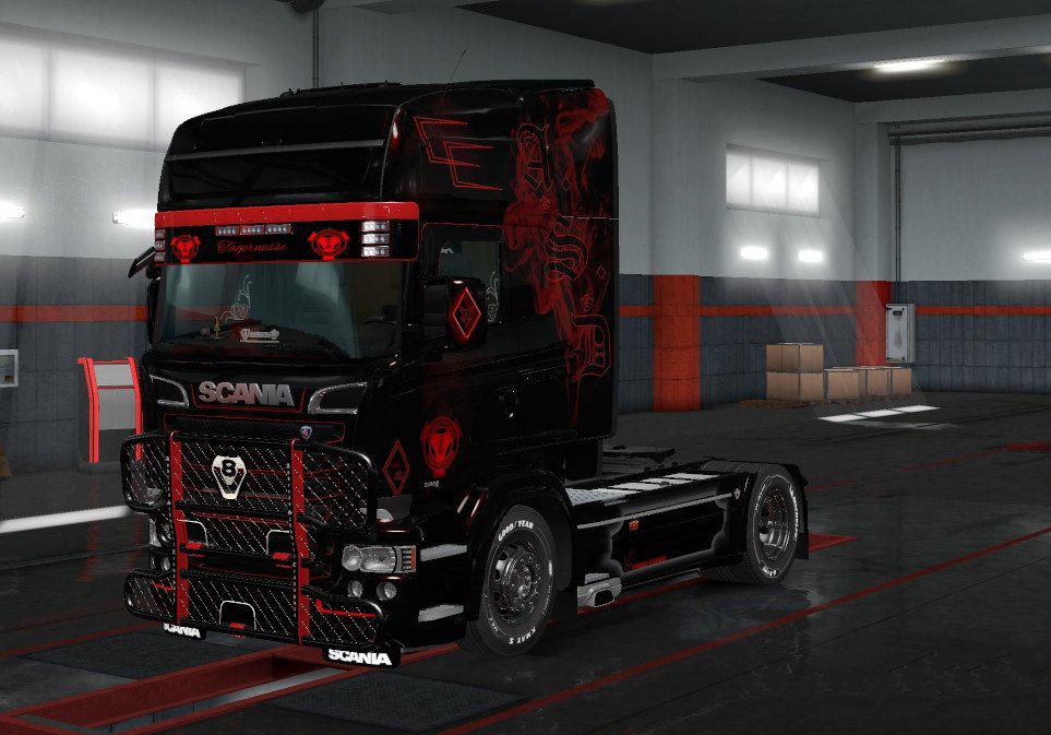 ETS2 Scania RJL Andreas Shubert Paint Job V1 0 1 36 X Euro Truck