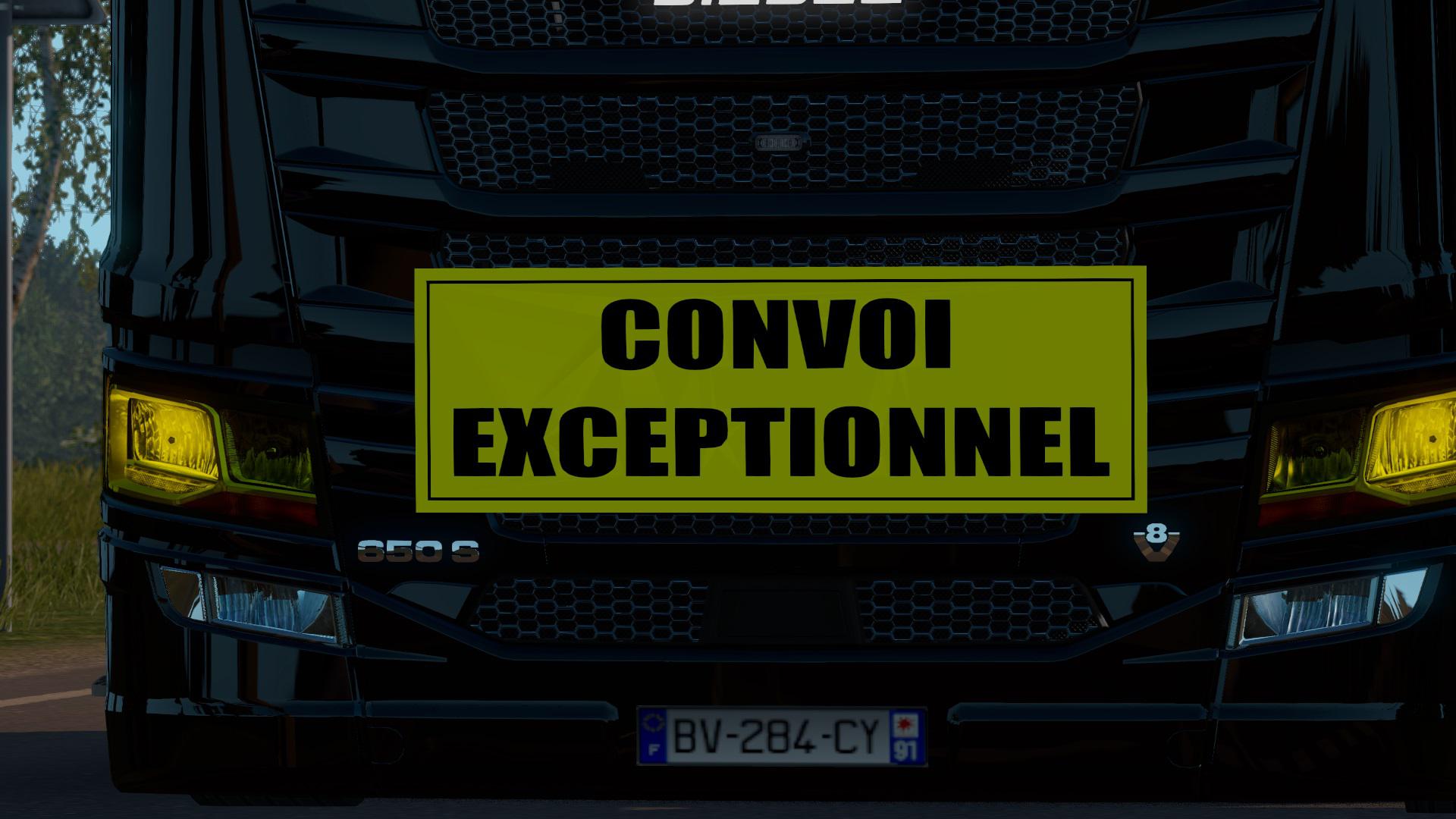 Convoi Exceptionnel Panel Ets Mods Euro Truck Simulator Hot Sex Picture