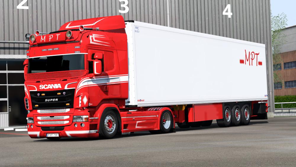 Ets Scania Rjl Paintable Mpt Skin V X Euro Truck