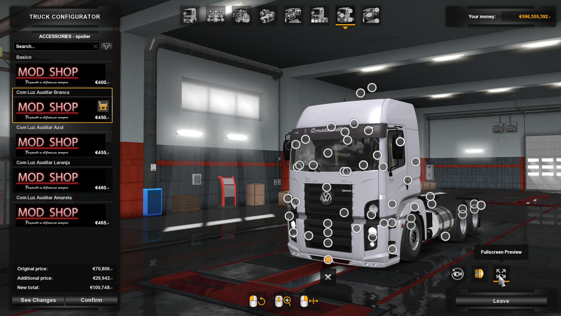 Ets Volkswagen Constellation Modshop X Euro Truck Simulator