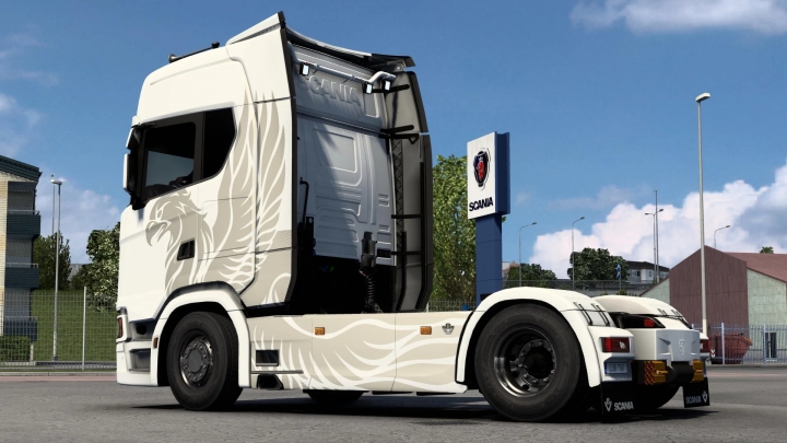 ETS2 Flying Griffin Skin For Scania NG V1 0 1 40 X Euro Truck