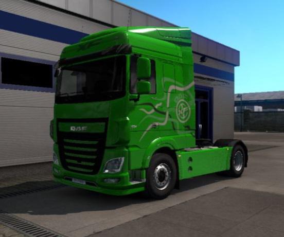 Ets Daf Xf Multicolor Skin Pack X Euro Truck Simulator