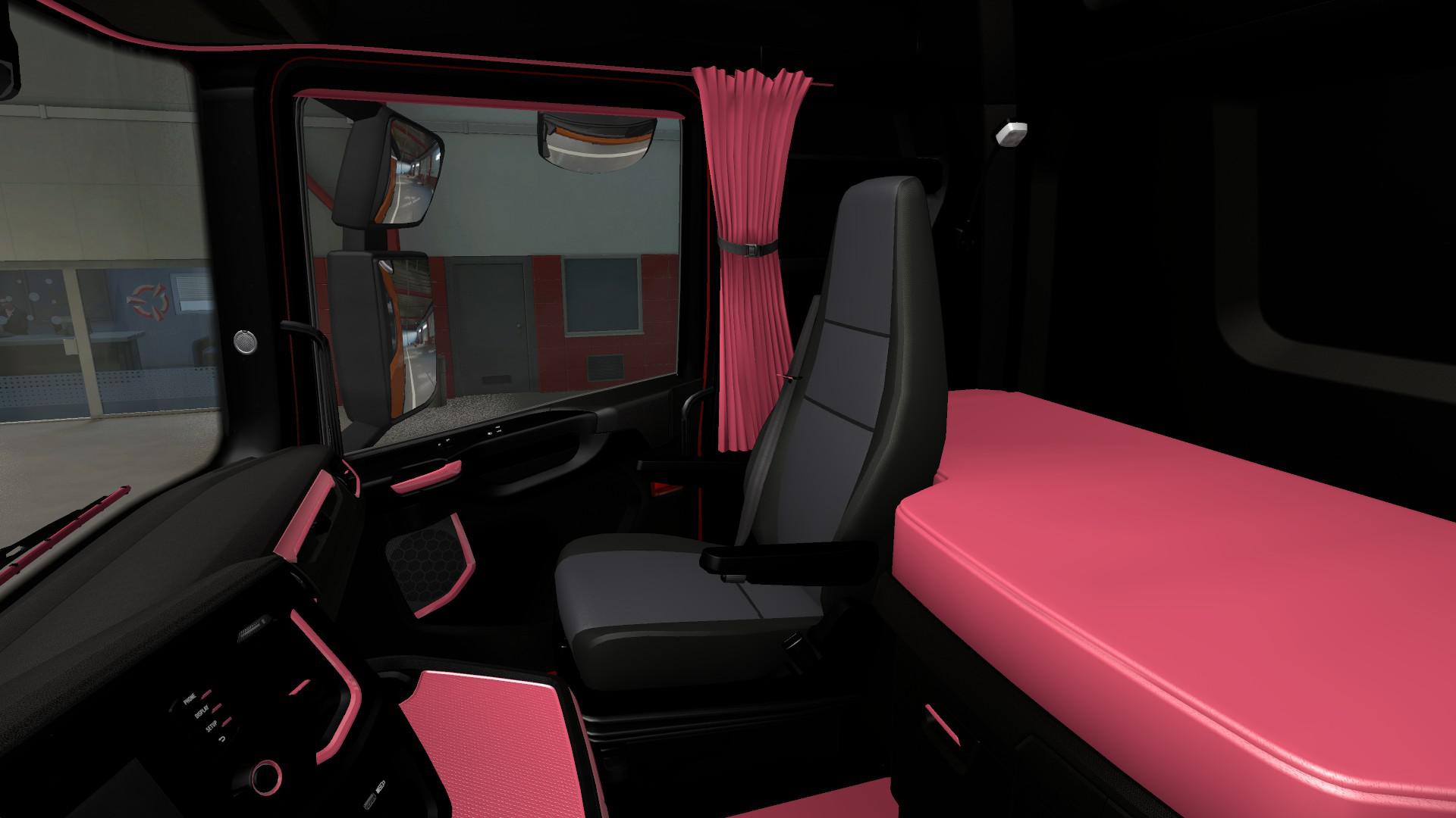 Ets Pink Interior For Scania X Euro Truck Simulator