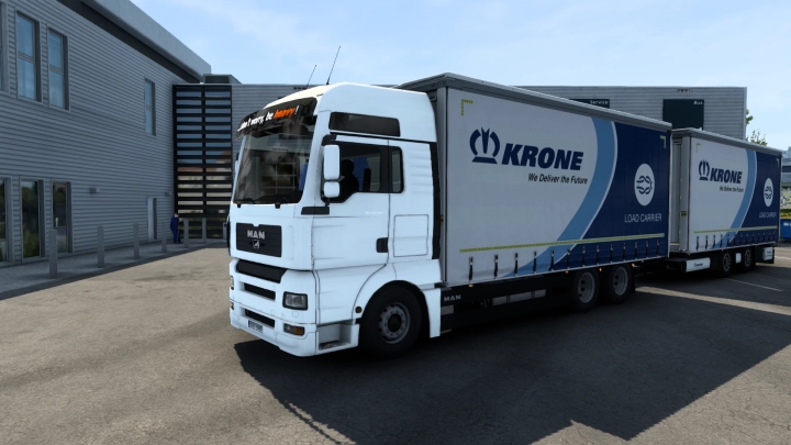 ETS2 Tandem Krone Man TGA TGX TGX E6 Madster 1 40 X Euro Truck