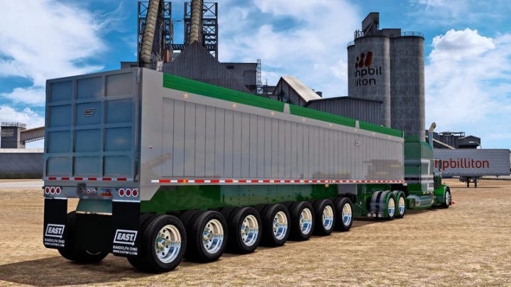 Ats East Axle End Dump Trailer V X American Truck