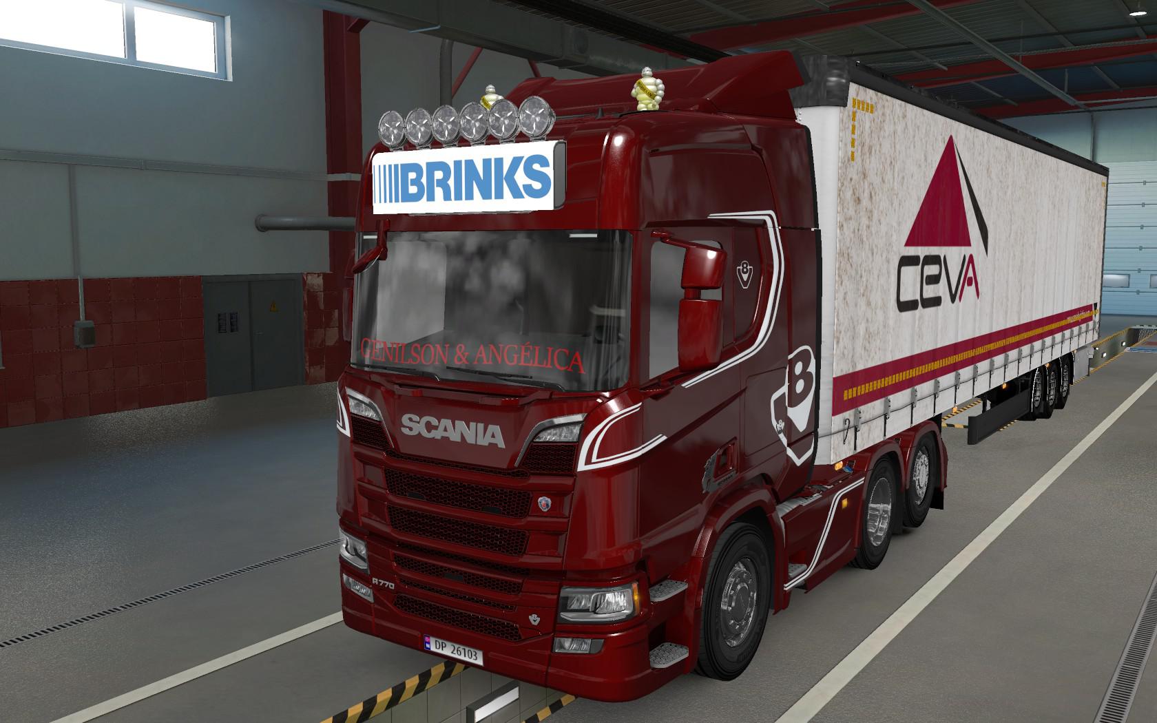 ETS2 Big Lightbox Scania R And S 2016 Brinks 1 39 X Euro Truck