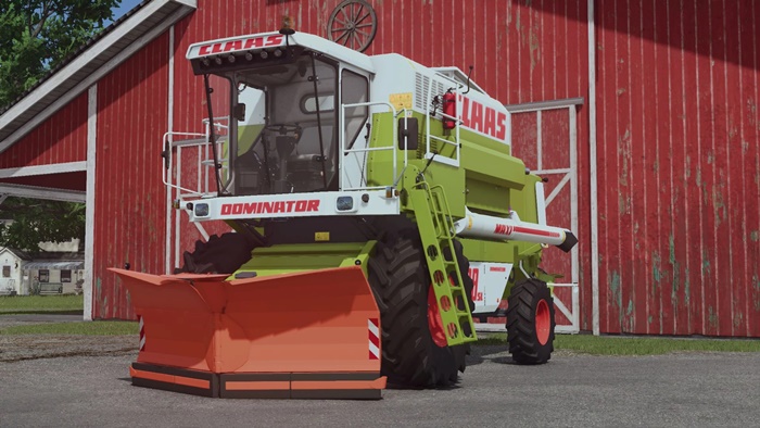 FS25 - Claas Dominator Snowbine V1.0