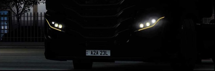 ETS2 -  SCS Iveco S-Way Custom Headlight V1.0