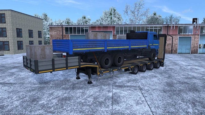 ETS2 - SCS Lowbed Trailer Cargo V1.4.5