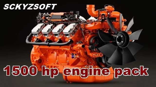 ETS2 - 1500 HP for All Trucks V1.53