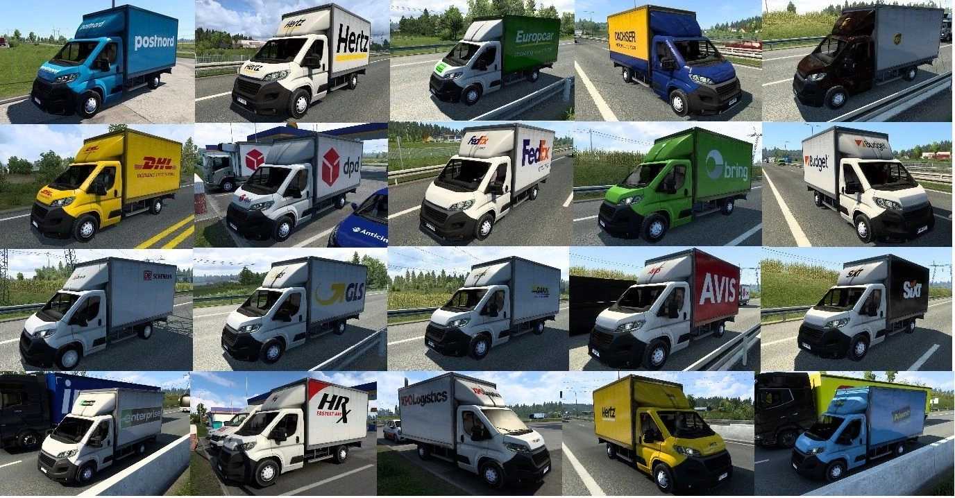 ETS2 - Nissantruck Ai Vehicles Pack V14