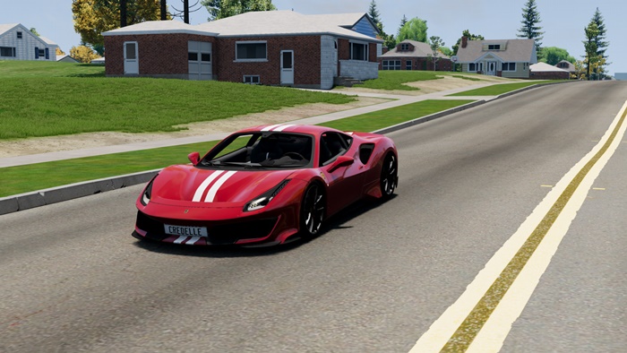 BeamNG – Ferrari 488 Pista Car Mod