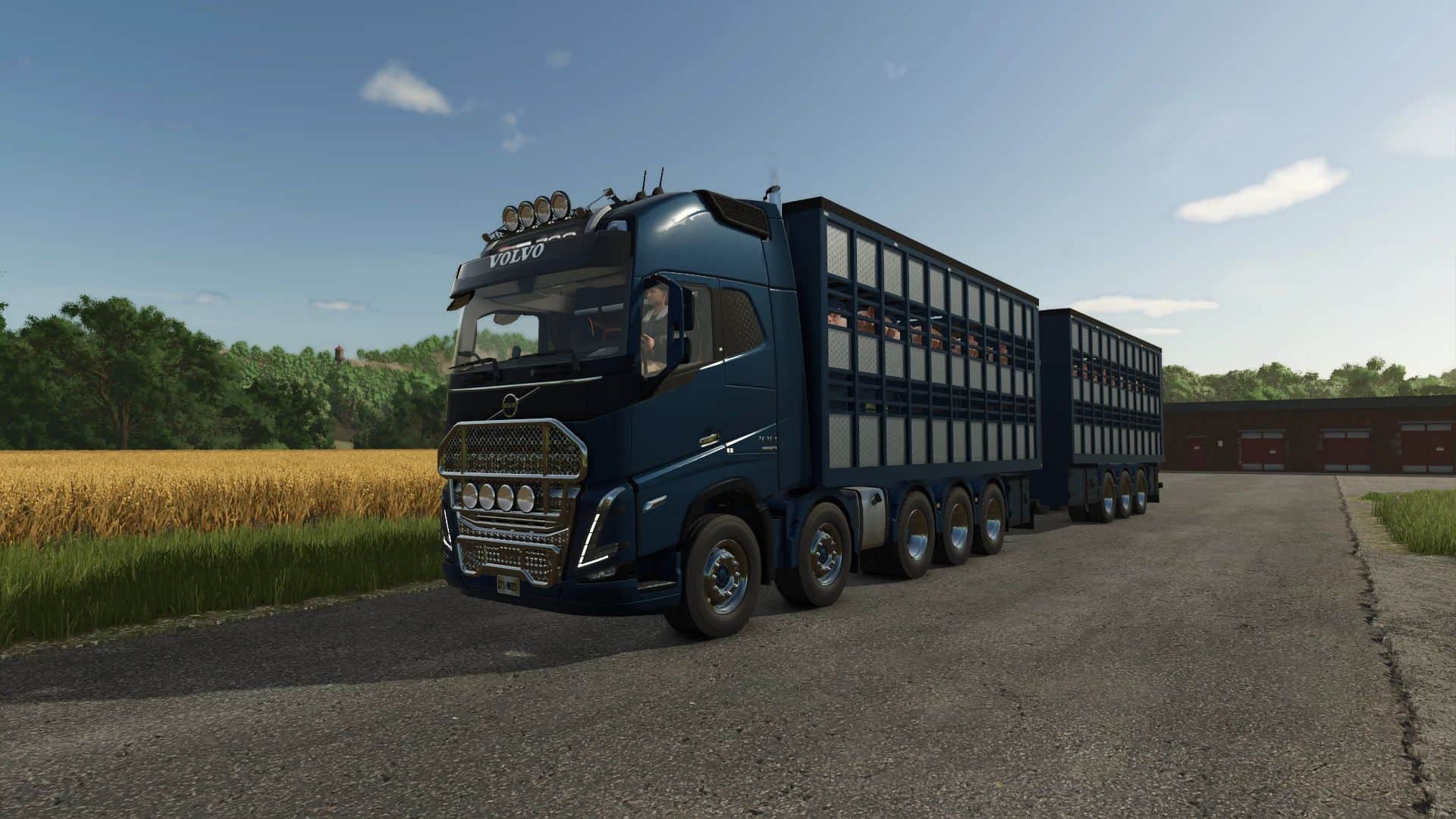 FS25 - Volvo Animal Transport Truck V1.0