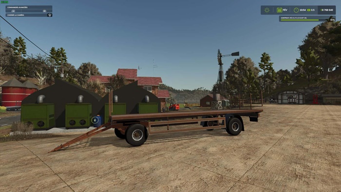 FS25 - Old Bale Flatbed Trailer V1.0