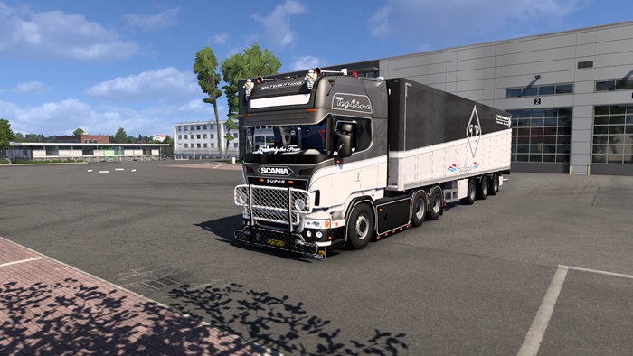 ETS2 - Ludwig Scania R620 V8 + Trailer V1.53