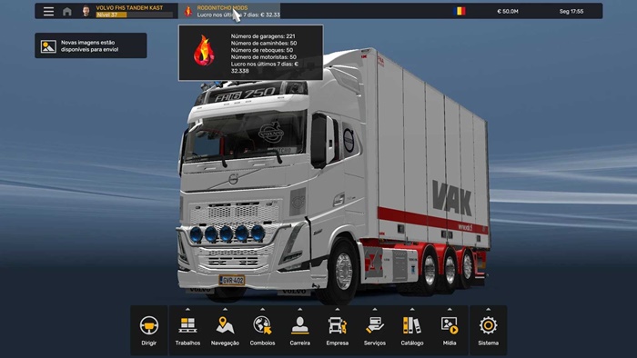 ETS2 - Profile Volvo FH5 Tandem Kast (06.02.2025) V1.0