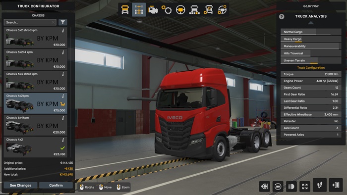 ETS2 - Chassis 6xx for iveco S-Way V1.0