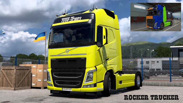 ETS2 - Tysa Trans Skins for Volvo FH 4/5/6 V1.0