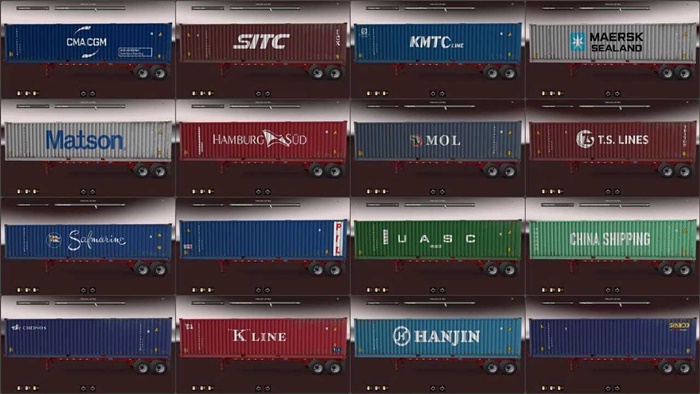 ETS2 - Shipping Container Cargo Pack V2.4