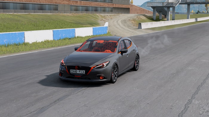 BeamNG – Mazda 3 Hatchback Car Mod