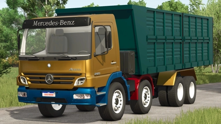 FS25 - Mercedes-Benz Atego 2425 6x4 & 8x4 V1.0