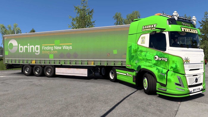 ETS2 - Logbay Trucking with Bring Skins V1.0