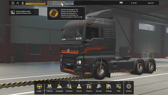 ETS2 - Profile Volkswagen Meteor Cristhian Cardoso V1.0