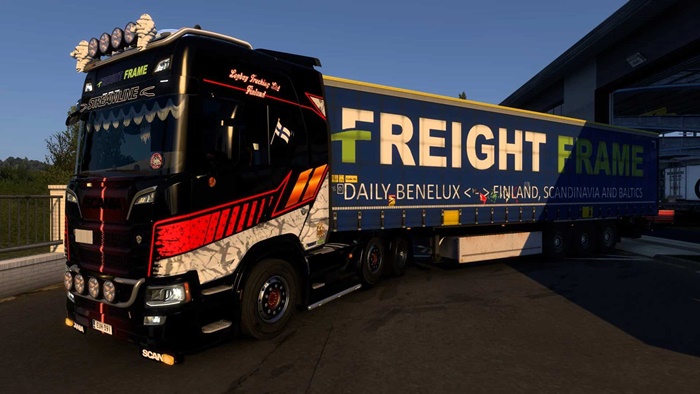 ETS2 - Painted Trucks from Finland V3.3