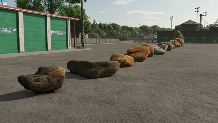 FS25 - Dynamic Crushable Rocks Pack V1.0