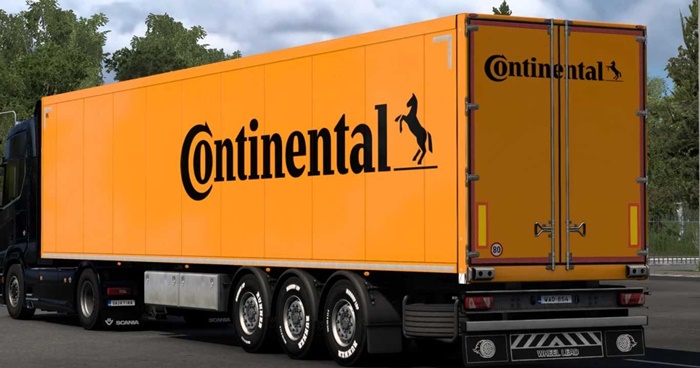 ETS2 - Continental Skin SCS Box Trailer V1.0