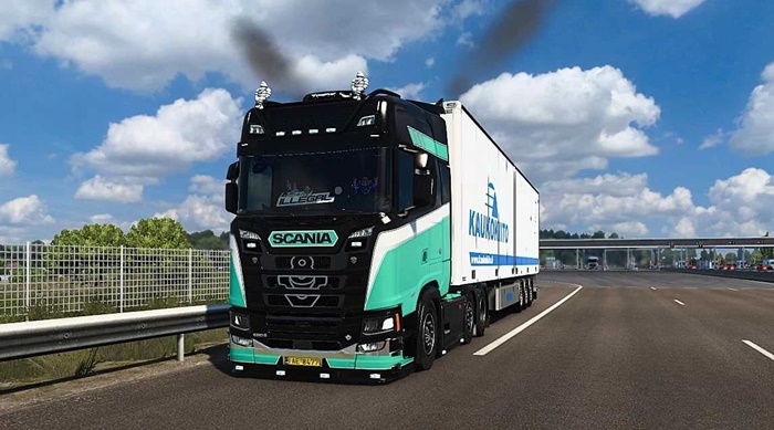 ETS2 - Scania S Space Minty Skin V1.0