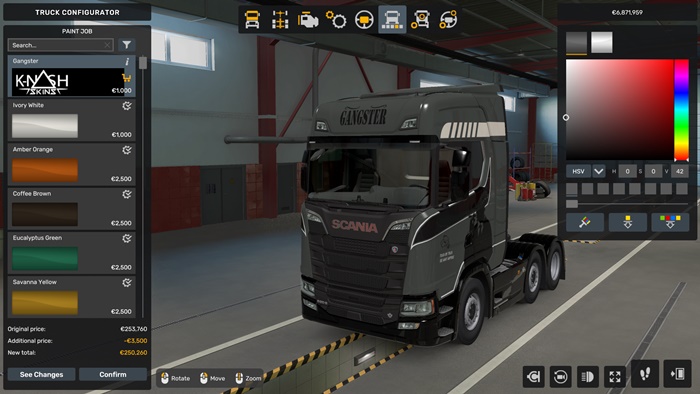 ETS2 - Scania S Gangster Skin V1.0