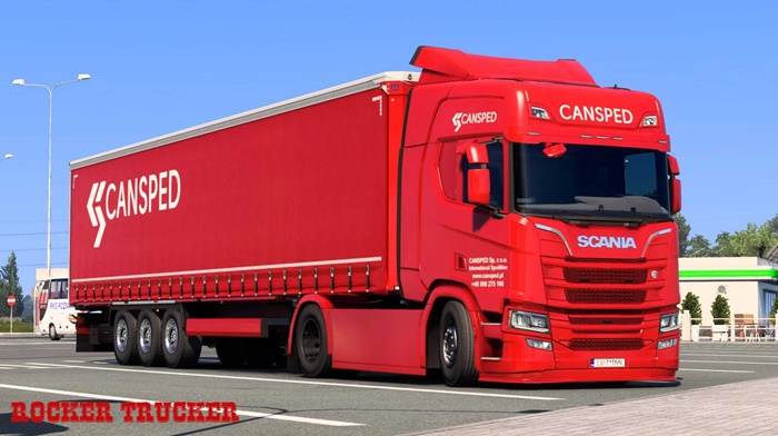 ETS2 - Cansped Sp. Z O.O. Skin Pack V1.0