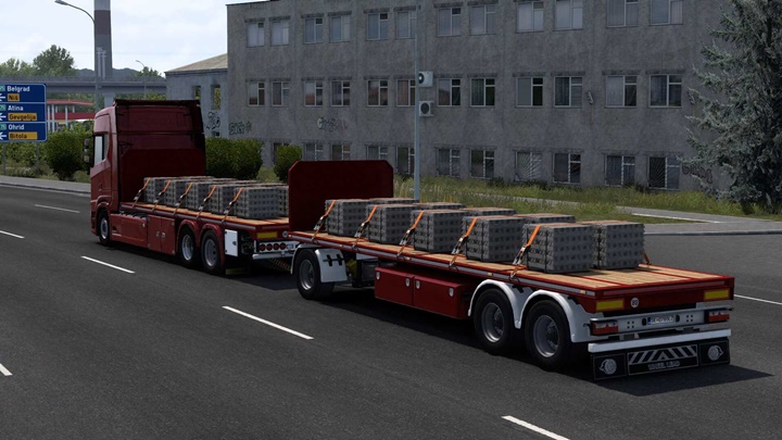 ETS2 - Add Cargo Tandem Flemming V2.0