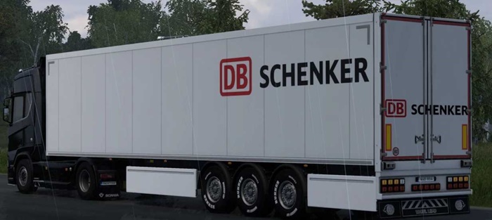 ETS2 - DB Schenker Skin (SCS Box Trailer) V1.0