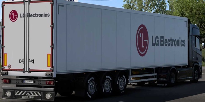 ETS2 - LG Skin (SCS Box Trailer) V1.0