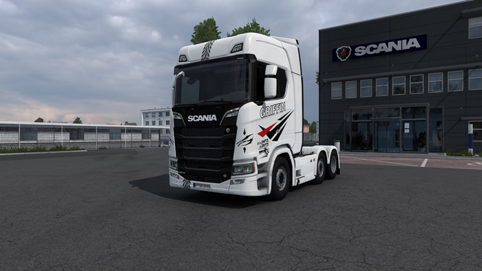 ETS2 - White Skin Pack (Man, Scania, DAF) V1.0