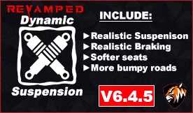 ETS2 - Revamped Dynamic Suspension V6.4.5.8 PhysX